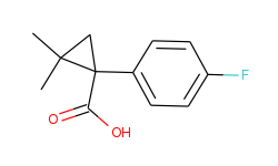 1-(4-Fluorophenyl)-2,2-Dimethylcyclopropanecarboxylic Acid