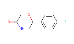 6-​(4-​Fluoro-​phenyl)​-​morpholin-​3-​one