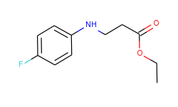 ETHYL 3-[(4-FLUOROPHENYL)AMINO]PROPANOATE