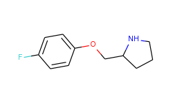 2-((4-fluorophenoxy)methyl)pyrrolidine