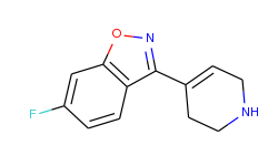 6-Fluoro-3-(1,2,3,6-tetrahydro-4-pyridinyl)-1,2-benzisoxazole