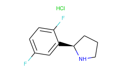 (2R)-2-(2,5-difluorophenyl)pyrrolidine HCl