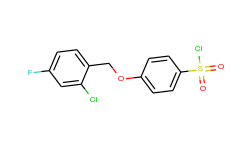 4-((2-Chloro-4-fluorobenzyl)oxy)benzene-1-sulfonyl chloride