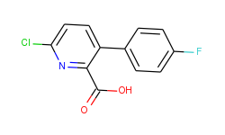 6-CHLORO-3-(4-FLUOROPHENYL)PICOLINICACID