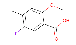 Benzoic acid, 5-iodo-2-methoxy-4-methyl-