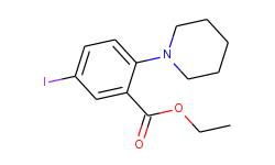 Ethyl 5-iodo-2-(piperidin-1-yl)benzoate