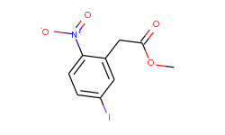 Benzeneacetic acid, 5-​iodo-​2-​nitro-​, methyl ester