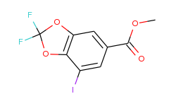 Methyl 7-iodo-2,2-difluoro-1,3-benzodioxole-5-carboxylate