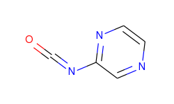 Pyrazine, 2-​isocyanato-