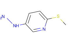 Pyridine, 5-​hydrazinyl-​2-​(methylthio)​-