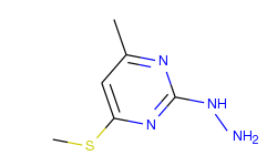 Pyrimidine, 2-​hydrazinyl-​4-​methyl-​6-​(methylthio)​-