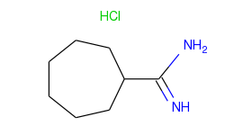 Cycloheptanecarboxamidine