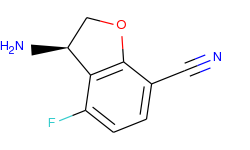 (3R)-3-AMINO-4-FLUORO-2,3-DIHYDROBENZO[B]FURAN-7-CARBONITRILE