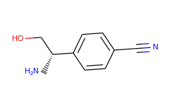 4-[(1S)-1-amino-2-hydroxyethyl]benzonitrile