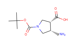 (3S,4S)-4-Amino-1-(tert-butoxycarbonyl)pyrrolidine-3-carboxylic acid