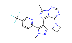 4-(azetidin-1-yl)-7-methyl-5-{1-methyl-5-[5-(trifluoromethyl)pyridin-2-yl]-1H-pyrazol-4-yl}imidazo[5