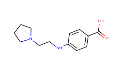 Benzoic acid, 4-[[2-(1-pyrrolidinyl)ethyl]amino]-