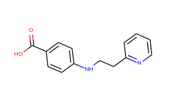 Benzoic acid, 4-[[2-(2-pyridinyl)ethyl]amino]-