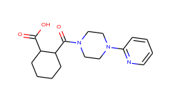 2-{[4-(pyridin-2-yl)piperazin-1-yl]carbonyl}cyclohexanecarboxylic acid