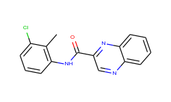 N-(3-chloro-2-methylphenyl) quinoxalin-2-carboxamide