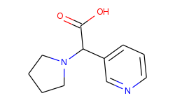 Pyridin-3-yl(pyrrolidin-1-yl)acetic acid