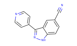 3-(pyridin-4-yl)-1H-indazole-5-carbonitrile