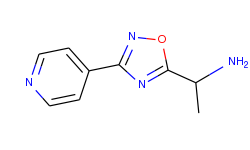 1-(3-PYRIDIN-4-YL-1,2,4-OXADIAZOL-5-YL)ETHANAMINE