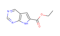 Ethyl 7H-pyrrolo[2,3-d]pyrimidine-6-carboxylate