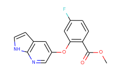 Methyl 2-(1H-pyrrolo[2,3-b]pyridin-5-yloxy)-4-fluorobenzoate