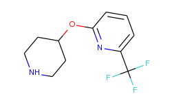 Pyridine, 2-​(4-​piperidinyloxy)​-​6-​(trifluoromethyl)​-