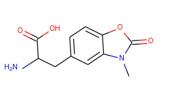 5-Benzoxazolepropanoic acid, α-amino-2,3-dihydro-3-methyl-2-oxo-