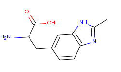 2-amino-3-(2-methyl-3H-benzimidazol-5-yl)propanoic acid