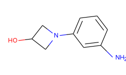 3-Azetidinol, 1-(3-aminophenyl)-