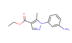 ethyl 1-(3-aminophenyl)-5-methyl-1H-pyrazole-4-carboxylate