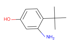 3-amino-4-tertiary butyl phenol