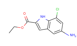 ETHYL 5-AMINO-7-CHLORO-1H-INDOLE-2-CARBOXYLATE