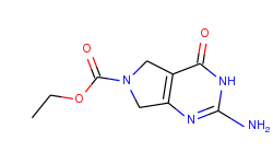 Ethyl 2-amino-4-oxo-5,7-dihydro-3H-pyrrolo[3,4-d]pyrimidine-6(4H)-carboxylate