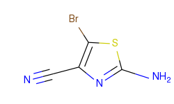 2-amino-5-bromo-1,3-thiazole-4-carbonitrile