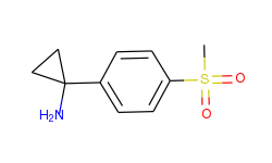 1-(4-(Methylsulfonyl)phenyl)cyclopropanamine