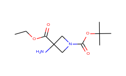 1-tert-butyl 3-ethyl 3-aminoazetidine-1,3-dicarboxylate