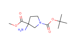 1-TERT-BUTYL 3-METHYL 3-AMINOPYRROLIDINE-1，3-DICARBOXYLATE