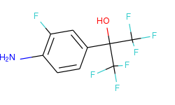 2-(4-amino-3-fluorophenyl)-1,1,1,3,3,3-hexafluoropropan-2-ol