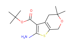 tert-Butyl 2-amino-5,5-dimethyl-5,7-dihydro-4H-thieno[2,3-c]pyran-3-carboxylate