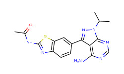 N-(6-(4-AMINO-1-ISOPROPYL-1H-PYRAZOLO[3,4-D]PYRIMIDIN-3- YL)BENZO[D]THIAZOL-2-YL)ACETAMIDE