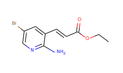 (E)-ETHYL 3-(2-AMINO-5-BROMOPYRIDIN-3-YL)ACRYLATE