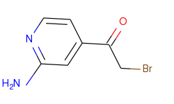 1-(2-AMINO-4-PYRIDINYL)-2-BROMO-ETHANONE