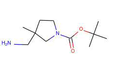 1-​Pyrrolidinecarboxyli​c acid, 3-​(aminomethyl)​-​3-​methyl-​, 1,​1-​dimethylethyl ester