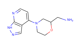 (4-(1H-Pyrazolo[3,4-b]pyridin-4-yl)morpholin-2-yl)methanamine