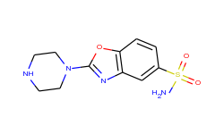 2-Piperazin-1-yl-1,3-benzoxazole-5-sulfonamide