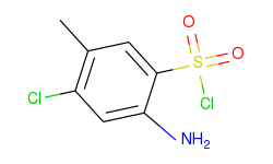 2-Amino-4-chloro-5-methylbenzene-1-sulfonyl chloride